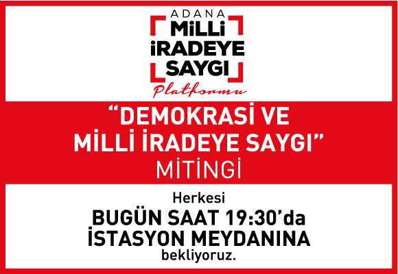 Demokrasi ve Milli radeye Sayg Mitingi